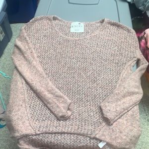 Pink knit sweater from Pieces